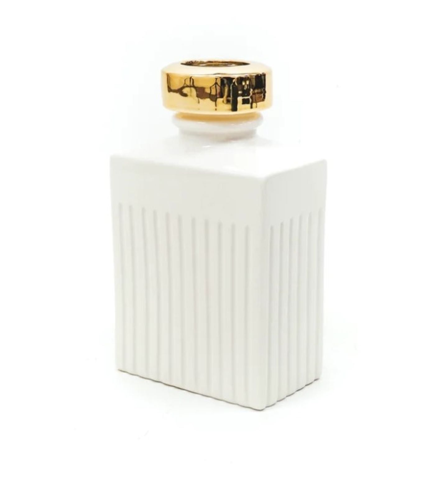 Housevitamin | Vaas Goud/Wit/Keramiek H 25 cm