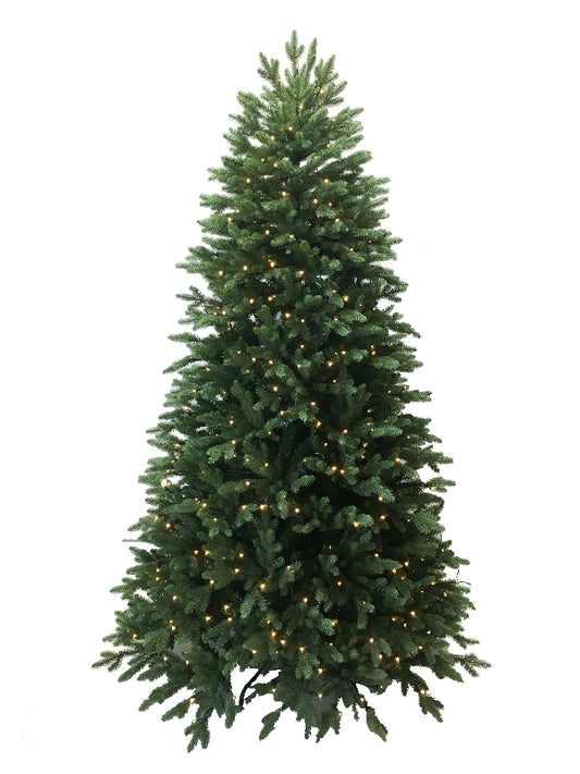 A Kunstkerstboom Grindsted | groen met LED lampjes. NU 50% KORTING OP AL ONZE KUNSTKERSTBOMEN.