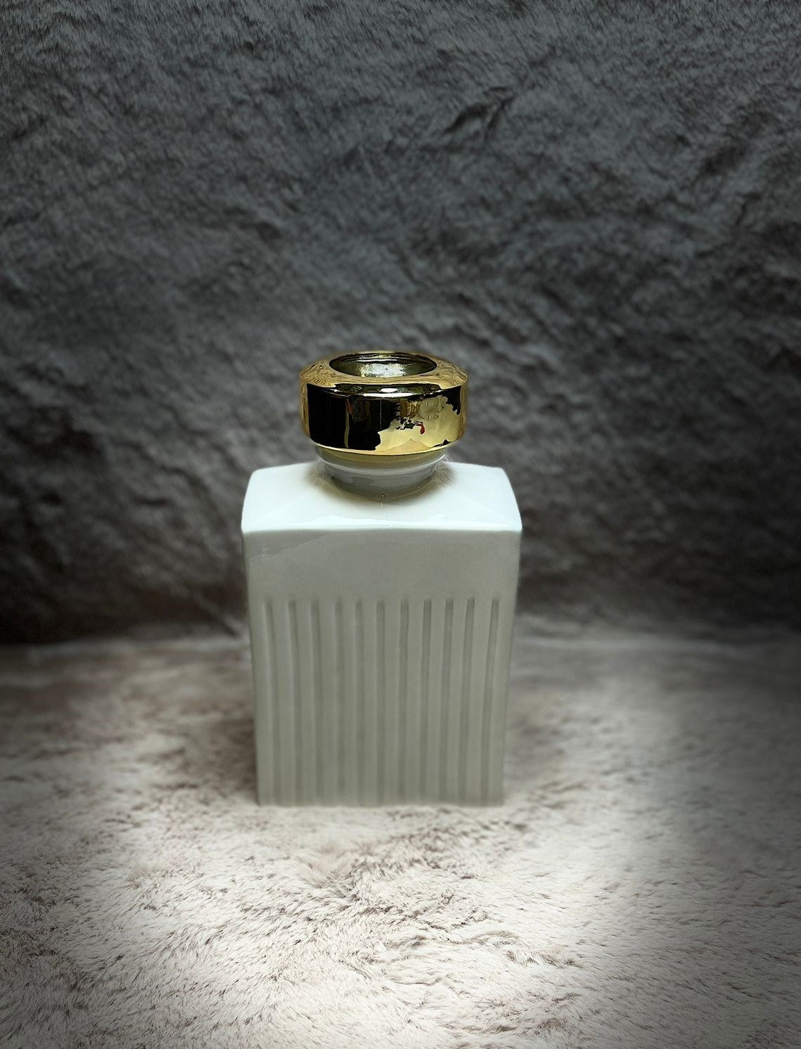 Housevitamin | Vaas Goud/Wit/Keramiek  H 25 cm